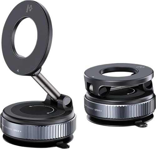 R-timer Support Telephone Voiture Magnetique pour Dacia Sandero Stepway III 2021-2025, Porte Telephone Voiture Rotatif à 360°, Support Téléphone Voiture