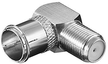 Goobay 67312 Winkeladapter, F-Stecker (Quick)