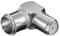 Goobay 67312 Winkeladapter, F-Stecker (Quick)