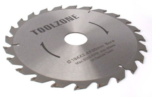 Professional 3 pce TCT Circular Saw Blades 205mm with 30mm Bore and Adapter Rings PA024 TTT