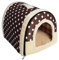 Youth Union Hundebett Hundehütte, Weiche Katzenhöhle Katzenhaus Haustier Bett Warm Schlafsack mit Abnehmbar Kissen für Hunde Katzen Hasen