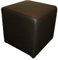 Quattro Meble Dunkelbraun Echtleder Hocker 40x40x40cm Sitzhocker Rindsleder Sitzwürfel Fußhocker Polsterhocker Echt Leder Puff