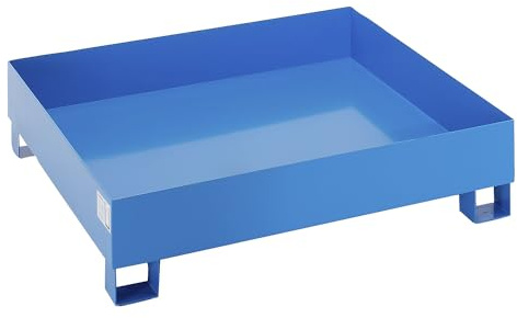 eurokraft basic | Stahl-Auffangwanne für 200-l-Fässer