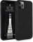 MyGadget Hülle kompatibel mit iPhone 11 Pro Max - robuste Schutzhülle TPU Case Slim Silikonhülle Back Cover Kratzfest Handyhülle matt Schwarz
