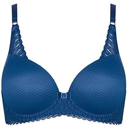 Triumph Damen Aura Spotlight WHP Schalen BH mit Bügel, Blue Sapphire, 70D