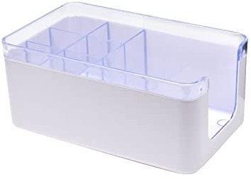 Premium Bar Caddy & Napkin Holder (White)