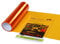 Auto Licht Tönungsfolie,MoreChioce 100cm x 30cm Auto Scheinwerfer Folie Klare Nebelschlussleuchte Autoscheinwerfer Aufkleber Autoaufkleberfolie Wasserdicht Nebelscheinwerfer Lampen Folie,Orange