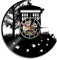 YUN Clock Wanduhr Aus Vinyl Schallplattenuhr Upcycling LED Familien Dekoration 3D Design-Uhr Wohnzimmer Schlafzimmer Restaurant Wand-Deko Schwarz : 30cm (N)