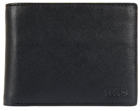 Bric's - Lederbrieftasche Bernina, Schwarz, 9,5x12,5x2,5 cm