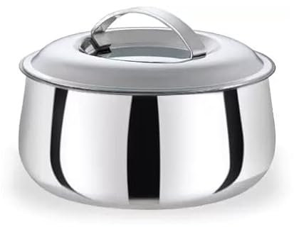 Nobel Stainless Steel Hot, Cold & Fresh Food Insulated Casserole Double Wall Warmer (4.0 Litre)