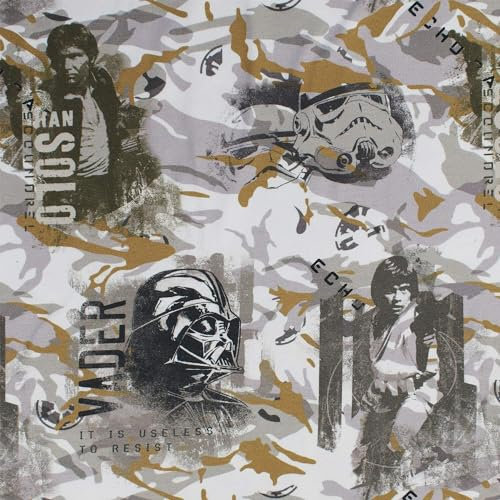 Jersey Stoff Star Wars, Darth Vader, Han Solo, mehrfarbig (Länge am Stück: ab 50cm / Breite: 150cm)