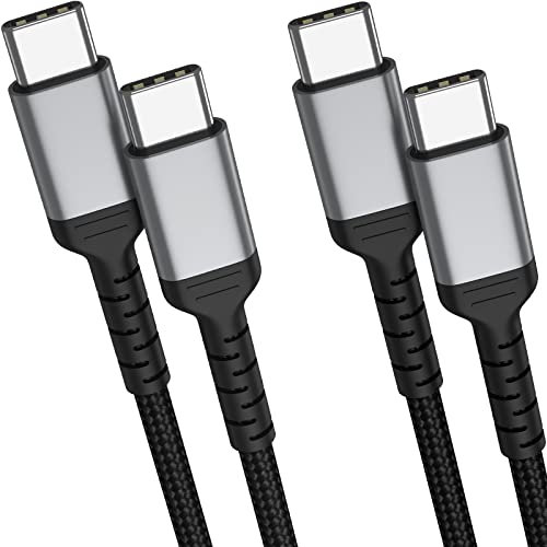 ULIFTUS USB C Kabel[ 2M, 2Pack], USB C auf USB C Kabel USB C Schnellladekabel für iPhone 16 15 Pro Max, Samsung Galaxy S24 S23 S22 S2, iPad Pro, Huawei