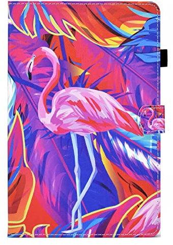 Unichthy Smart Case for Amazon Fire Max 11 tablet (2023), Slim Folding Stand Card Holder Protective Cover with Auto Wake/Sleep for Fire Max 11 13th generation 2023 Released Flamingo