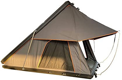 dachzelt Autodachzelt autodachzelt Dachzelt aus Aluminium für 2 Personen, Wandern, Fracht, Hartschale, passend für SUV-LKW, tragbar, goldenes Dreieck, Dachzelt, Camping, Auto, Öffnen, Schließen(