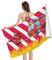 Mikrofaser Strandtuch Feuerwehr Thema 70x150 cm, 3D Kind Badetuch für Erwachsene Kinder Weiches Leicht Handtuch Schnelltrocknend Sandfreies Strandhandtuch