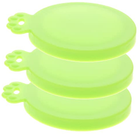 CIYODO 3er Satz Silikon Dosendeckel Für Konserven Passend Für 65mm 75mm Und 85mm Dosenöffnungen Zum Sichern Und Frisch Halten Von Hundefutter Und Katzenfutter