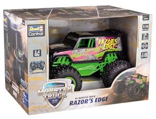Revell Control 24681 RC Monster Truck Razor's Edge I With Precise 2.4 GHz Control I Drive on rear/front wheels in any direction I 29cm in length