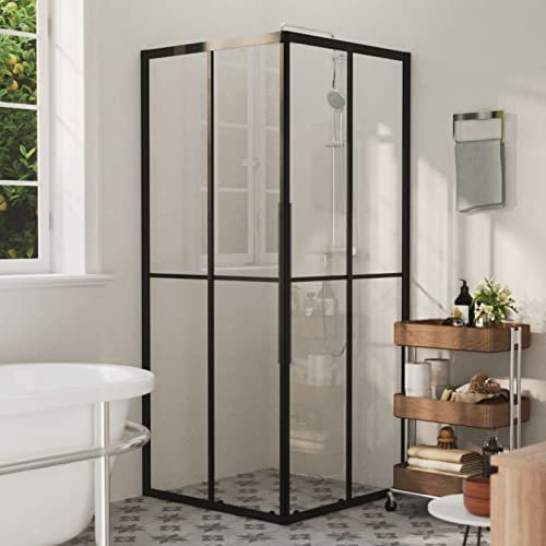 Iiaky Duschkabine ESG 80x80x180 cm Fertigdusche Komplettdusche 80x80