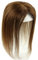 Larafona Hair Echthaar Toppers Silk Base für Haarausfall 9x14cm Topper Für Frauen Echthaar Haarverlängerungen Mittelbraun 4# 12/30cm Hair