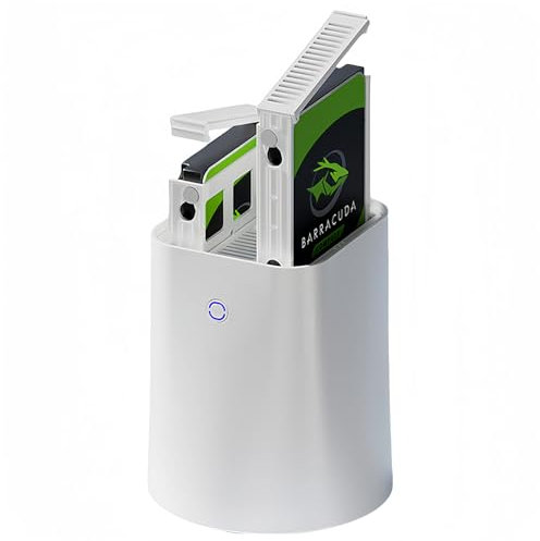 FakestarPC 2-Bay NAS Mini PC Inṭel N100 4C/4T,Support 40T 2 * 20T, 2 * 3.5inch HDD Storage, Mini Host, NAS Server, DDR4 3200MHz NVME, 4*USB, HDMI,DP, Type-C, WiFi 6 BT5.2, 2* i226 2.5G LAN