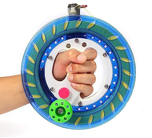 IMAGINE Kite Reel und Kite String mit Reel, 8 Zoll Dia beinhaltet 1000ft Line hochfeste Kite String, Kite String Spule mit Schloss für Outdoor Kites, ideal für Kinder, Erwachsene und Kleinkinder