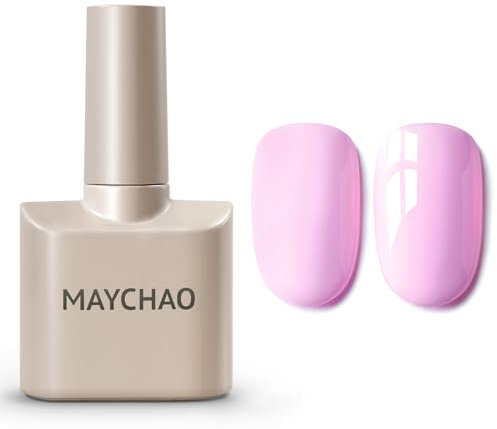 MAYCHAO 15ML Gel Nail Polish, Cake Pop Gel Polish, Soak Off UV LED Nail Varnish Nail Art Starter Manicure Salon DIY at Home, 0.5 OZ