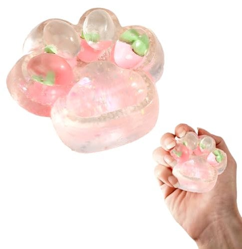 GXGM Squishy Cat, Squishy Toy Squishy Cat Paw, Squishy für Stressabbau, Squeeze Toy Squishy Pfote, Süße Weiche Katzenpfoten, Katzenpfoten Squishy für Kinder Erwachsene