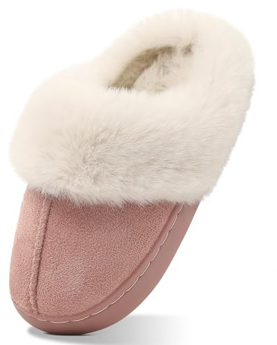 LACOFIA Jungen Mädchen Hausschuhe Kinder Plüsch Pantoffel Winter Warm Haus Schuhe rutschfest Bequeme Slipper