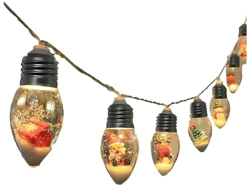 Lichterkette mit Globus-Motiv, batteriebetrieben, warmweiß, für den Innenbereich, geeignet für Schlafzimmer, Partys und Wände. (B, 200cm)