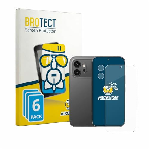BROTECT 6 Stück Schutzglas für Honor 600 (Display+Kamera) Schutzfolie Panzer Folie Glas[Extrem Kratzfest 9H, Anti-Fingerprint, Ultra-Transparent]