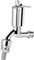 SCHELL 033510699 Auslaufventil , Auslaufhahn SECUR , Ventil aus Messing mit Rückflussverhinderer, Rohrbelüfter und abschließbarem COMFORT-Griff , Rosette Ø 54 mm, Chrom