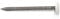 25 x UPVC Panel Pins 50mm Large Poly Top Pins Nails Plastic Headed Fascia Fixings Strop Grip Durable Stainless Steel Roofing Nails Secure Hold PVC Cladding Pins for Home Projects (White)