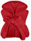 npluseins extra weicher Kapuzen-Bademantel aus Kuschelfleece - in modernen Farben und verschiedenen Größen - Unisex & wadenlang, M, Bordeaux