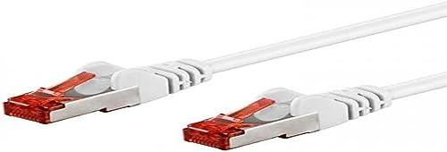 Intellinet Network Patch Cable, Cat6, 5m, White, Copper, S/FTP, LSOH / LSZH, PVC, RJ45, Gold Plated Contacts, Snagless, Booted, Polybag