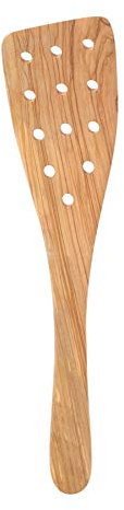 Olivewood Spatula W/Holes, 32Cm
