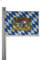 Bayern Freistaat Bayern Stockfahne Fahne Flagge Grösse 30x40cm Oktoberfest