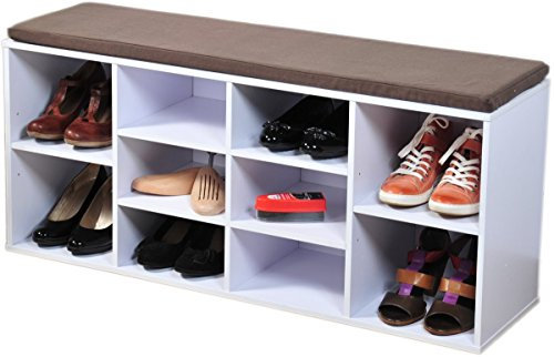 Kesper 1581013 Schuhschrank mit Sitzkissen