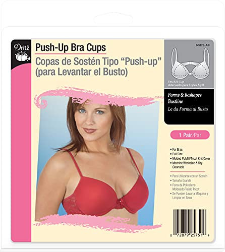 Dritz Push-Up Bra Cups - A/B Cup