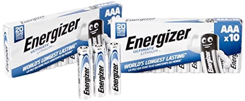 20 Stück Energizer Ultimate Lithium AAA Micro Batteries 1.5 V 1260 mAh L92
