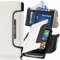 numia HTC One Mini Hülle, Handyhülle Handy Schutzhülle [Book-Style Handytasche mit Standfunktion und Kartenfach] Pu Leder Tasche für HTC One Mini M4 Case Cover [Weiss-Schwarz]
