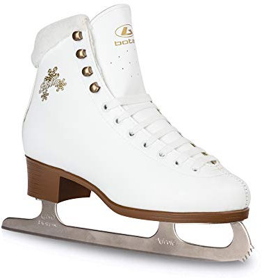 Botas - Modell: Stella / Made in Europe (Tschechische Republik) / Figur Schlittschuhe für Damen, Mädchen/Nicole Blades/Farbe: Weiß, Größe: Erwachsene 8