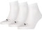 Puma - Quarter Plain 3P, Chaussettes de Sport - Mixte Adulte, Lot de 3, Blanc, 35-38