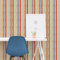 Bunte grafische Streifen TapeteDotted Lines in orange passt zu Farrow and Ball Farben- Vlies Tapete Grafisch - Trend GMM Design Dekor für schöne Räume (Muster 20 x 46,5cm)