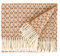 LANEROSSI Wooldecke Braies S, 130x170 cm, ideal als plaid oder Kuscheldecke für Sofa, Terracotta