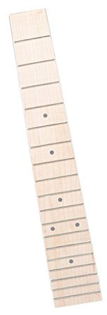 Griffbrett Hals aus Ahornholz 18 Bünde für 26-Zoll Ukulele, DIY Griffbrett für Ukuleleliebhaber