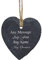Personalised Engraved Hanging Heart Slate Tag