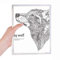 Gray Wolf Friend Company Notebook Loose-leaf Spiral Refillable Journal