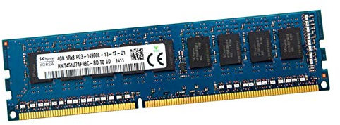 HYNIX 4 GB RAM Server HMT451U7AFR8C-RD DDR3 PC3-14900E ECC 1866Mhz 1Rx8 CL13