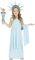FIESTAS GUIRCA Freiheitsstatue Kostüm für Mädchen - Alter 5-6 Jahre - USA Kinder Kostüm Statue of Liberty inkl. Zackenkrone u. Fackel - Amerika Länderkostüm für Karneval, Fasching, Halloween