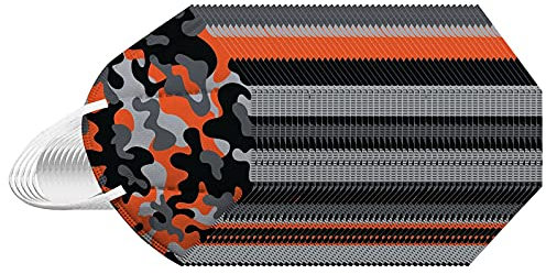 RUITOTP 50PCS Unisex Erwachsene Beschützer Schal - Mode Universal süße Blume Druck 3 Schicht elastische Earloop weichen Schal für Frauen Männer-21130-2